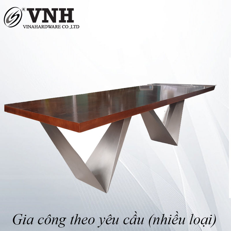 Chân bàn inox (304) dày 1.0 ly (1080x310x730) - VNH1080I304