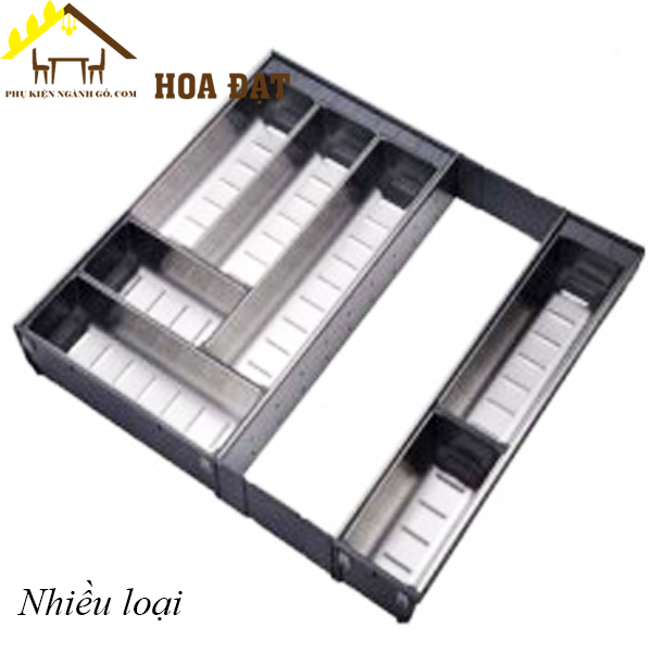 Khay để chia thìa muổng nĩa Inox 304 rộng 560mm VNH212R560