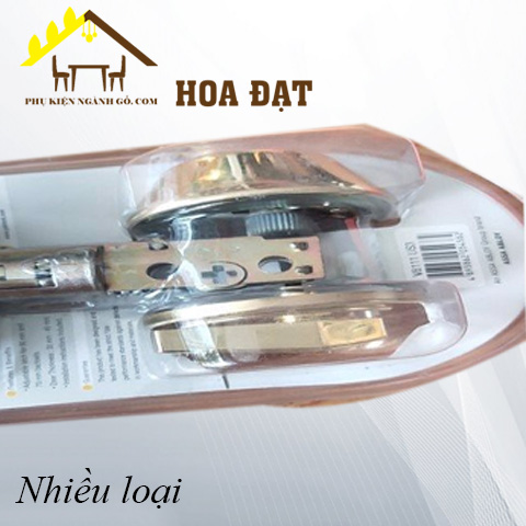 Khóa còi ngắn 1 đầu vặn 1 đầu chìa màu vàng- KT1621