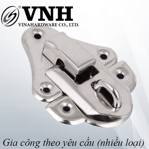 Khóa móc gài then cửa 55*35 mm hình thoi KT055