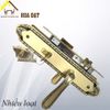 Khóa tay gạt bằng đồng cao cấp Vinahardware, hoa văn cổ điển KTG23621-KTG23621