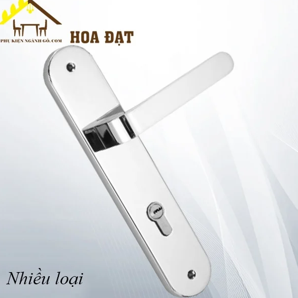 Khóa cửa nẹp crom bóng, ruột chốt, ruột hai đầu, nhiều loại