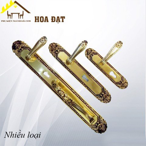 Khóa tay gạt màu đồng cổ điển HD00210