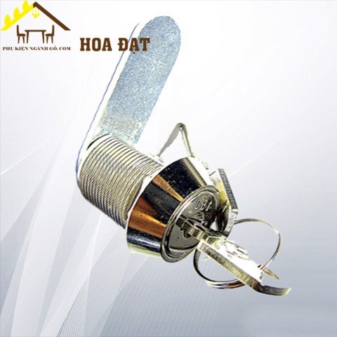 Khóa tủ T.6 (hình tròn,đầu hơi thoi)- K3023T