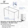 Khung bàn oval văn phòng tháo ráp nhanh – Mã 2300.1.10525