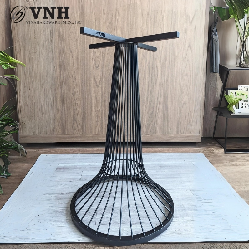 Khung bàn sân vườn, sắt sơn màu đen - VNH09047 (Cái)