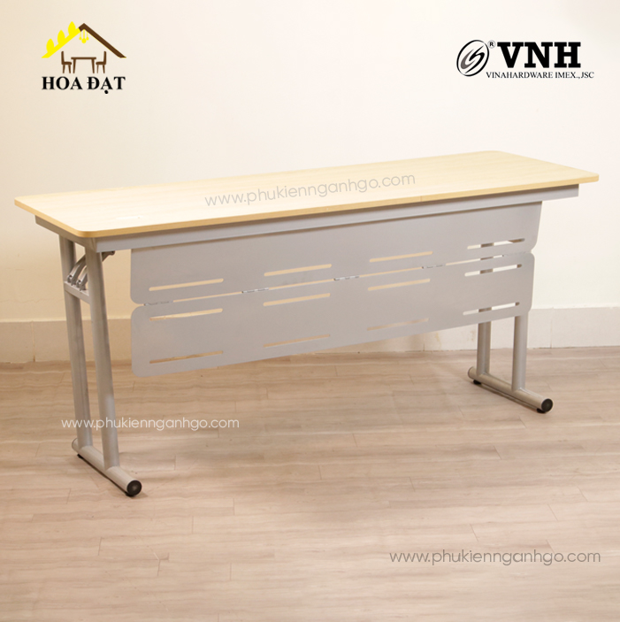 Khung bàn xếp gọn 1400x750x500mm, có yếm sơn tĩnh điện- VNH140075034B