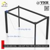 Khung bàn tháo ráp oval Vinahardware, chân bàn oval sơn đen/ sơn trắng tĩnh điện, giá xưởng hấp dẫn