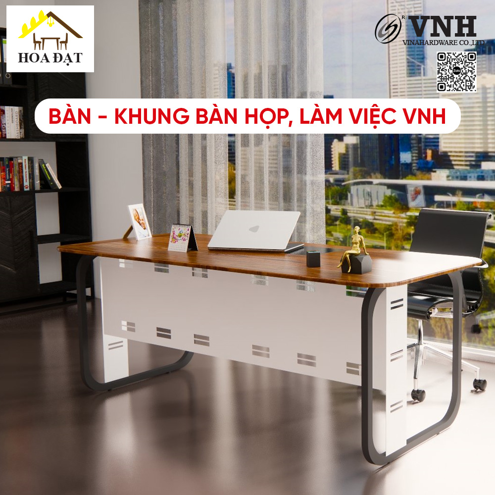 Khung bàn sắt, sơn đen - VNH1808750 - 1800x800x750