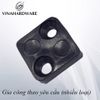 Chân đế vuông 2 lỗ vít màu đen Vinahardware kích thước 20x20 VNH2923599-VNH2923599