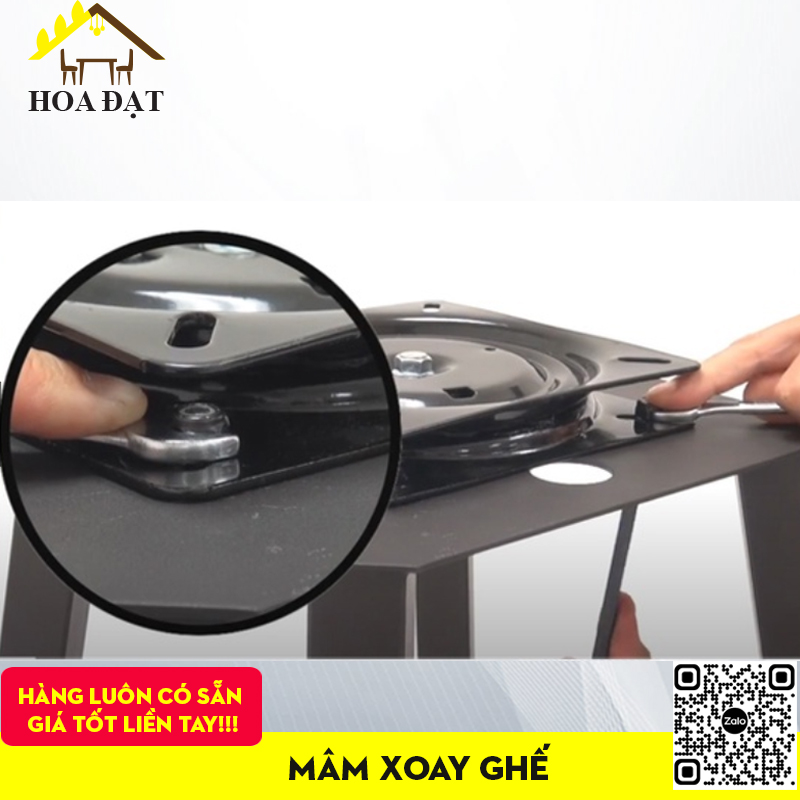 Mâm xoay ghế, màu đen - TT160B2