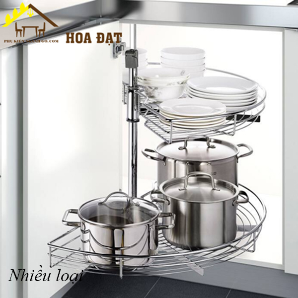 Mâm xoay inox 304 mở