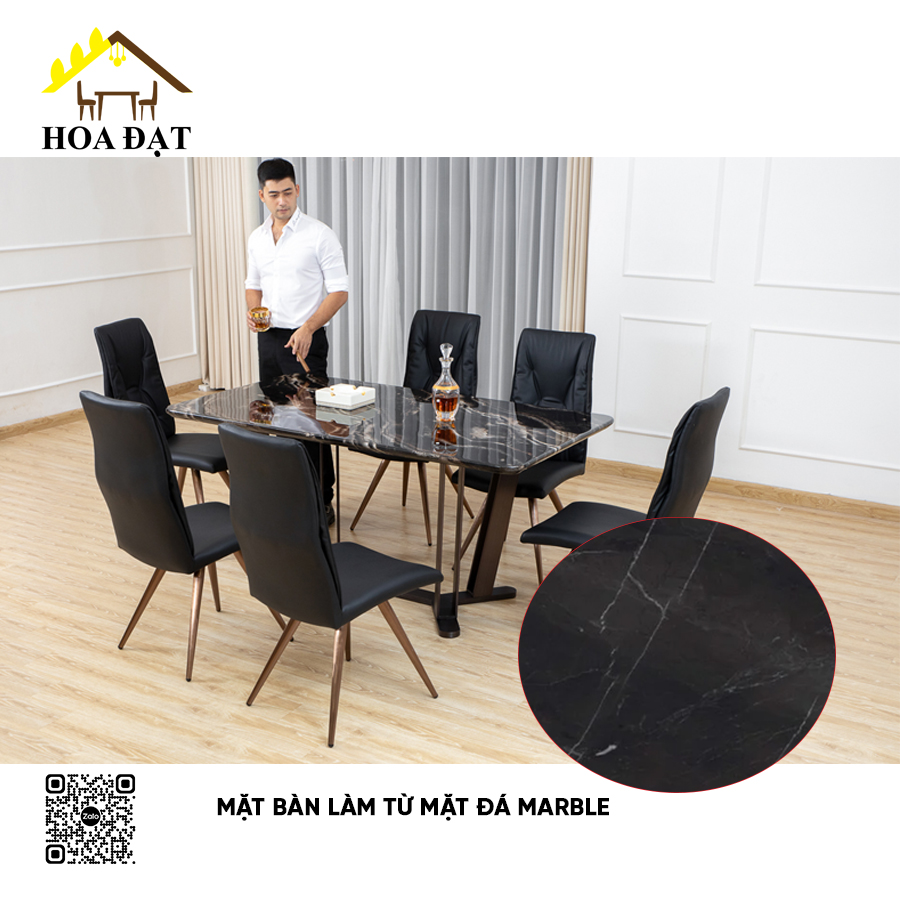 Mặt đá Marble màu đen