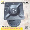 Mặt bích bàn vuông - Bas đỡ mặt bàn sắt cà phê Vinahardware, sơn đen - 240x240mm - VNH400700B1