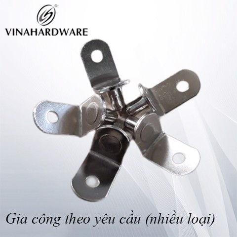 Chốt đỡ kệ phi 6, màu nikel - CDK014K