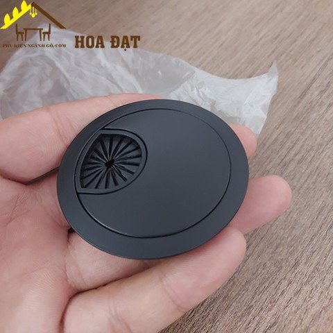 Nắp luồn dây điện 50mm màu đen VNH W50D