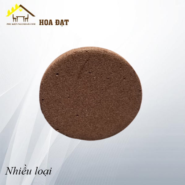 Nỉ tròn phi 20mm dày 3mm màu nâu NXT20 (cái)