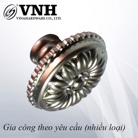 Núm tay nắm hoa văn 22x18mm