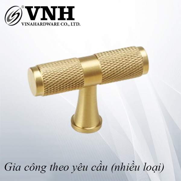 Núm tay nắm tủ đồng thau cao cấp dài 50mm VNH151D50 (Cái)