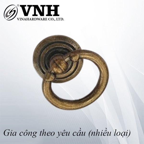 Núm tay nắm tủ khoen tròn