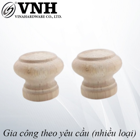 Núm tủ gỗ màu phôi 25x20x23 - HD2520-HD2520