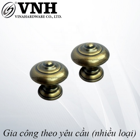 NÚM TỦ MÀU ĐỒNG GIẢ CỔ HD0171 ĐƯỜNG KÍNH NÚM 38MM VN1-HD0171