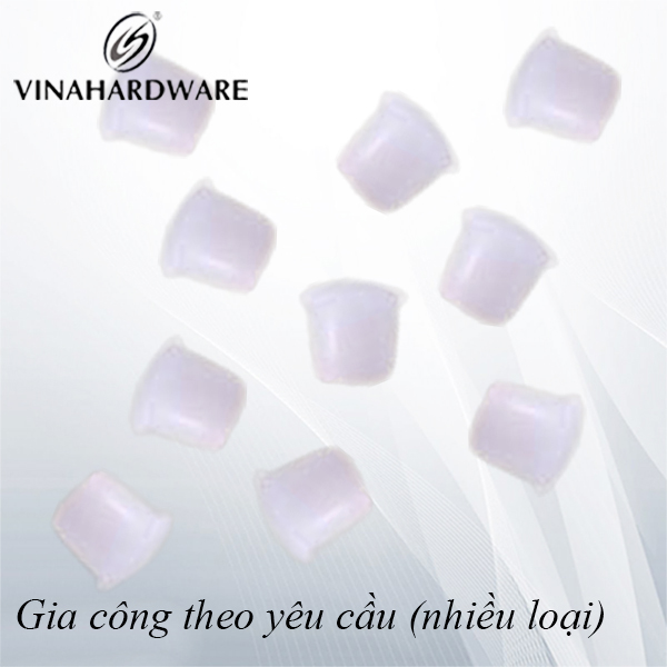 Nút bít nhựa trắng, phi 6, dài 5mm WC0605W