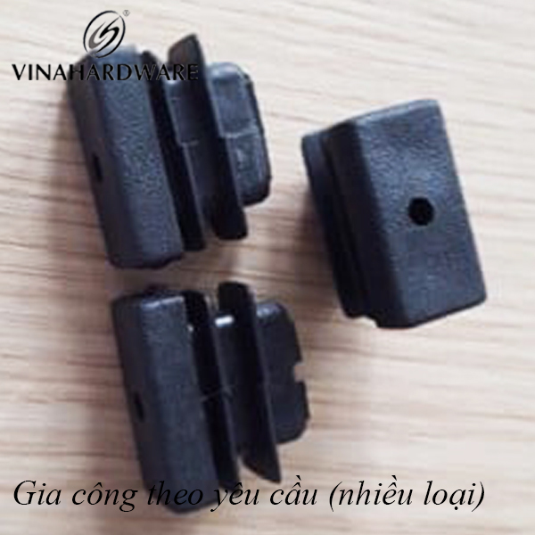 Nút chụp nhựa trong, màu đen NCND1326