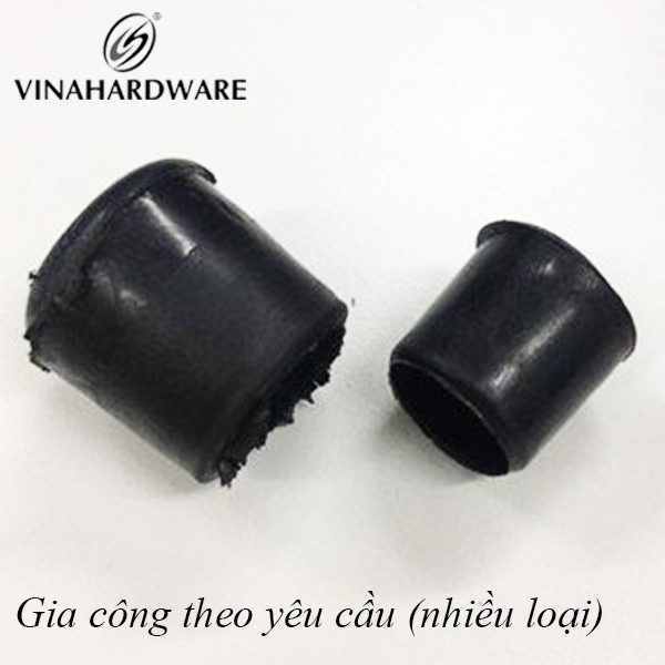 Nút nhựa cho ống 19mm, nhựa nguyên sinh, màu đen