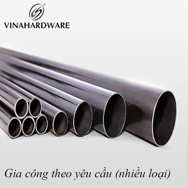 Ống tròn rỗng phi 15mm, dày 1,4mm, gia công ống tuýp OTR14D14