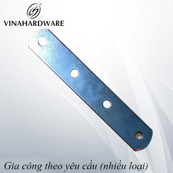 Pát ke thẳng dài 100mm, rộng 18mm, dày 2mm xi trắng Vina - P182100