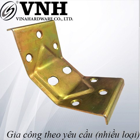 Pát sắt vuông góc chân bàn tủ P1366