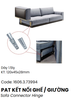 Pat ( Bas) KẾT NỐI GHẾ SOFA HOẶC GIƯỜNG MẠ KẼM LOẠI LỚN Vinahardware P8399T-P8399T