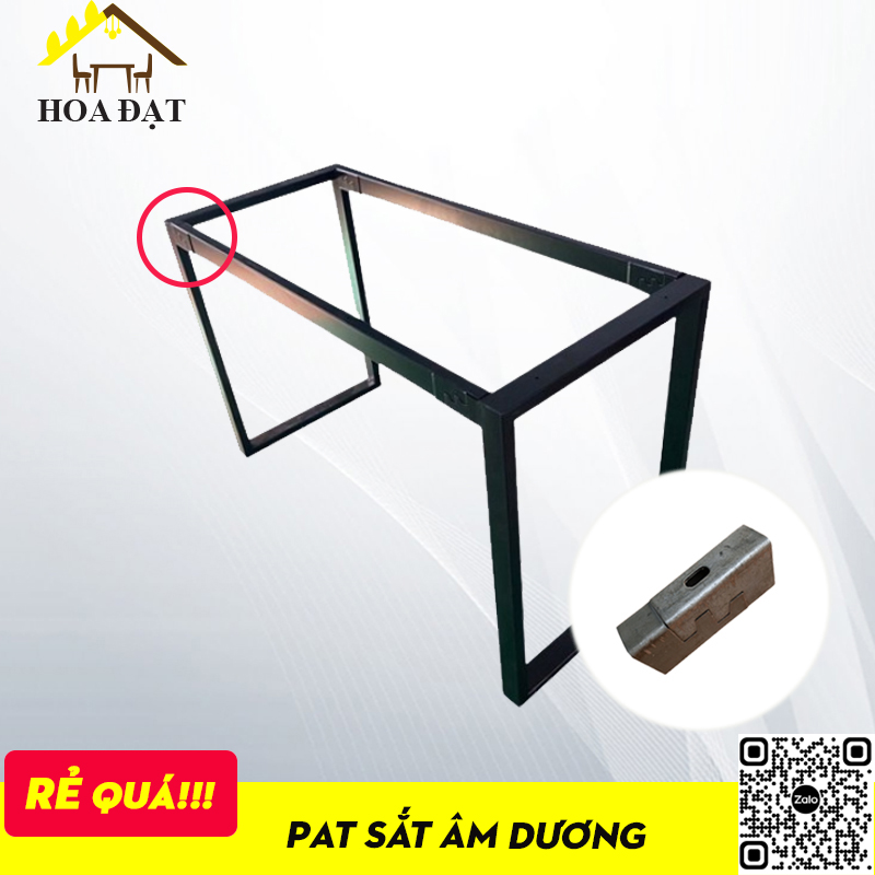 Pat ( Bas) sắt ngàm liên kết âm dương răng cưa lắp bàn ghế cho sắt VNH2923417