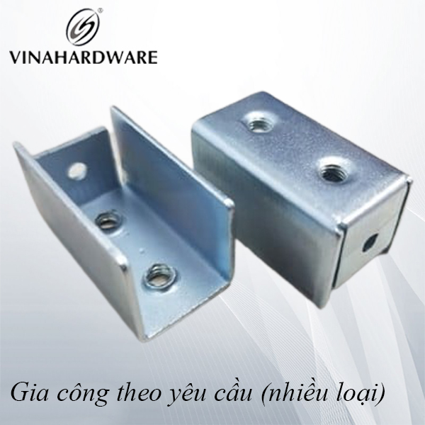 Pát sắt U cho sắt hộp 20x20mm tháo ráp nhanh