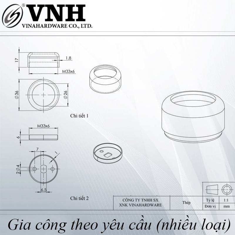 Pát đỡ thanh treo quần áo inox PB1830I