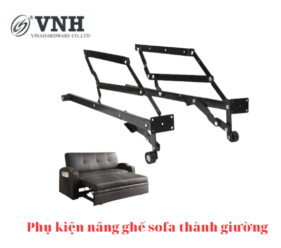 Phụ kiện nâng ghế sofa thành giường, có bánh xe-P4513