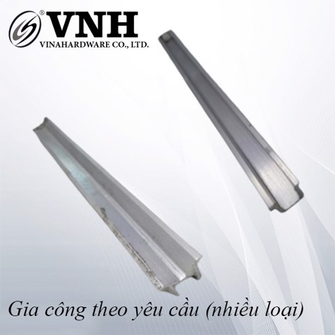 Ray nhôm cửa lùa UV màu trắng, loại dày