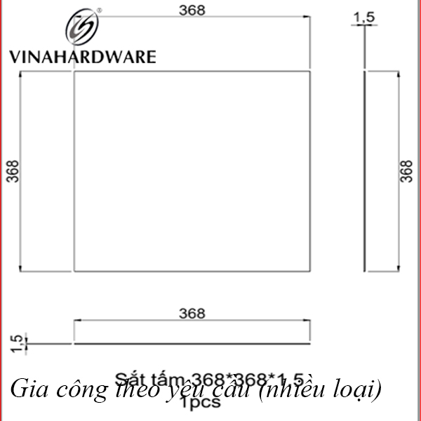 Sắt tấm 368x368x1.5 - SP2208595-SP2208595