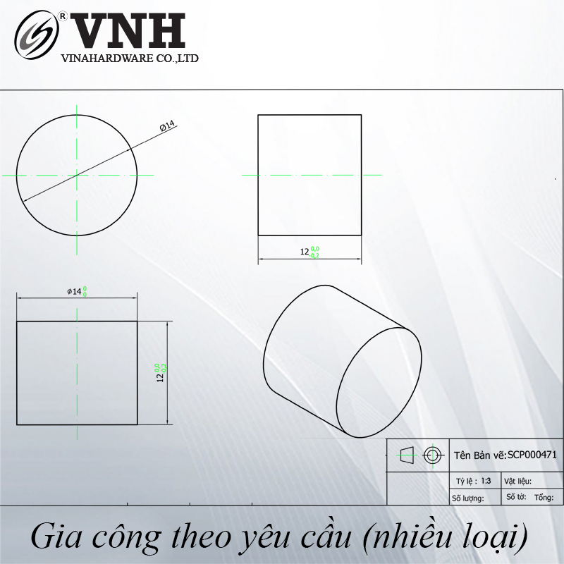 Trụ sắt D30x10 VNH29236491-VNH29236491