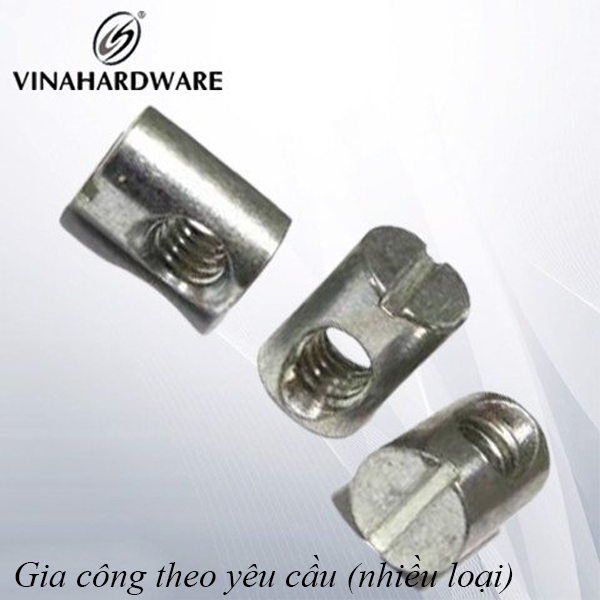 Tán ngang 6x20 lệch lỗ màu trắng CRS620ZK