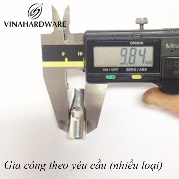 Tán ngang chính tâm lỗ M6, dài 20mm, thân 9.8-10mm, phôi, CRS620D10-CRS620D10