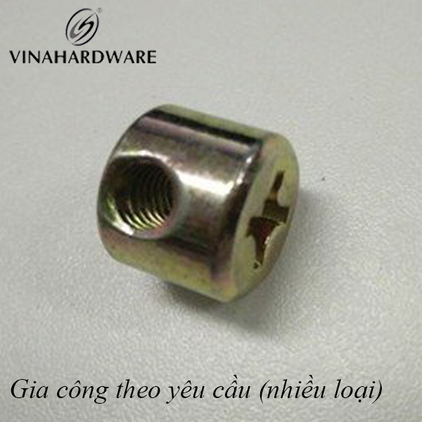 Tán ngang lỗ lệch M6x13mm, đường kính 15mm VNH CRS613D15