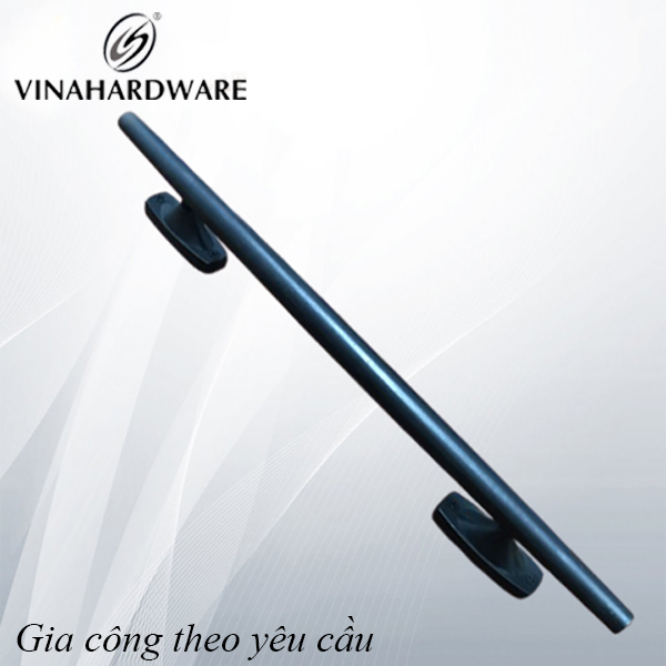 Tay nắm tủ giả cổ màu đen 380mm cao cấp (theo mẫu) VNH292369