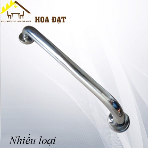 Tay nắm inox 304, kích thước 2T5, phi 25 tâm 200 có nắp che đế HD304D2