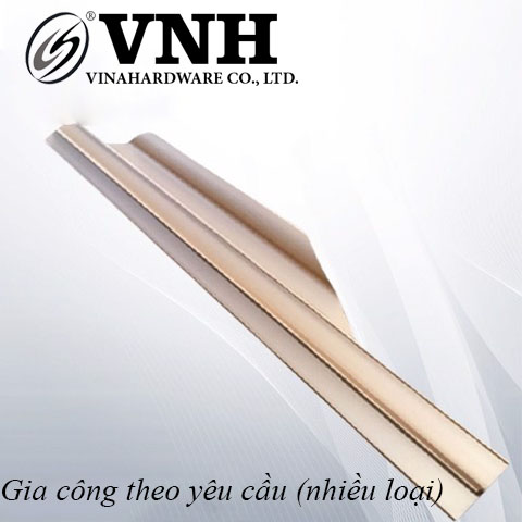 Tay nắm nhôm nhẹ, màu vàng đồng