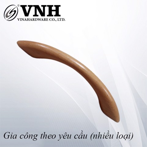 Tay nắm tủ gỗ, màu tự nhiên