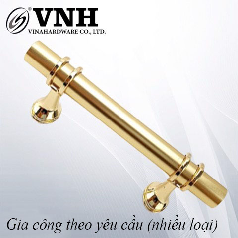 Tay nắm tủ hợp kim, màu vàng cao cấp