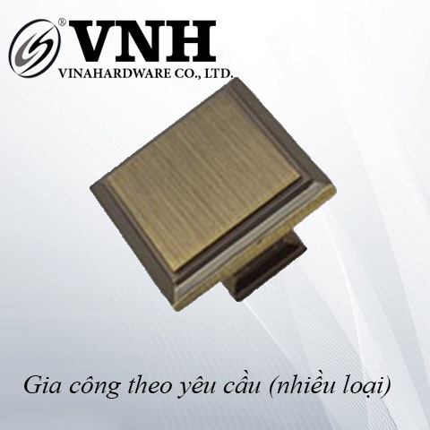 Tay nắm tủ vuông, hợp kim kẽm