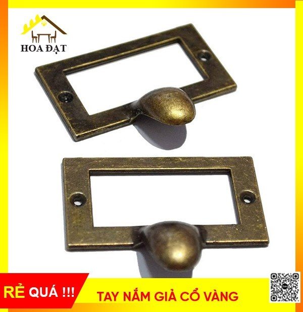 Tay nắm tủ đính nhãn tên HD0403